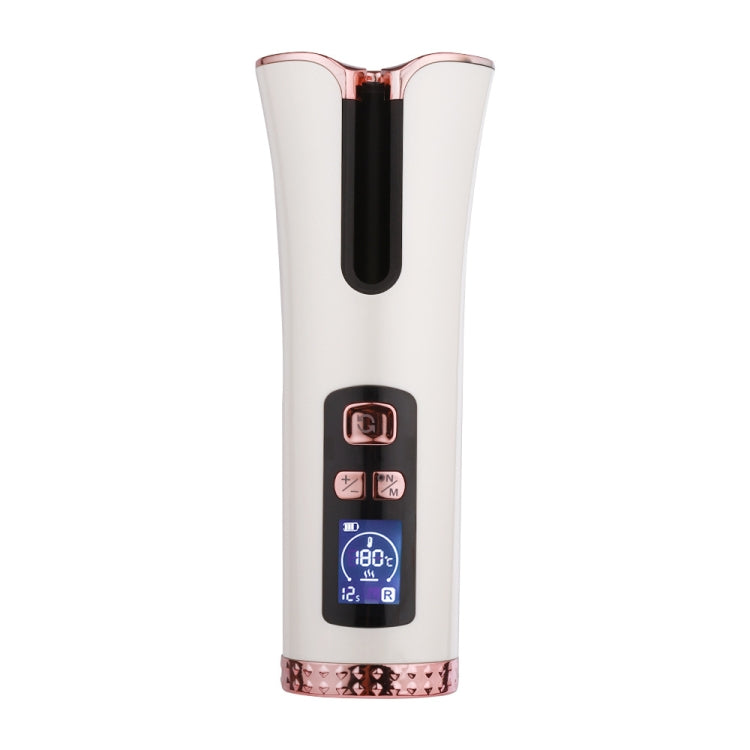 USB Charging Automatic Rotating Curling Iron Portable Wireless Travel Curling Iron(White) - Hair Curler by PMC TechLife | Online Shopping South Africa | PMC TechLife