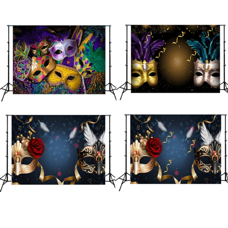 2.1m x 1.5m Masquerade Mask Party Scene Layout Photo Photography Background Cloth(W031) - Other by PMC Jewellery | Online Shopping South Africa | PMC Jewellery