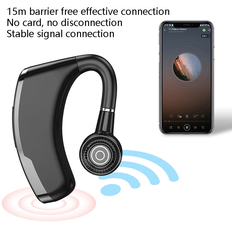 V10P Wireless Bluetooth V5.0 Sport Headphone without Charging Box Support Voice Reception(Black) - Bluetooth Earphone by PMC Jewellery | Online Shopping South Africa | PMC Jewellery