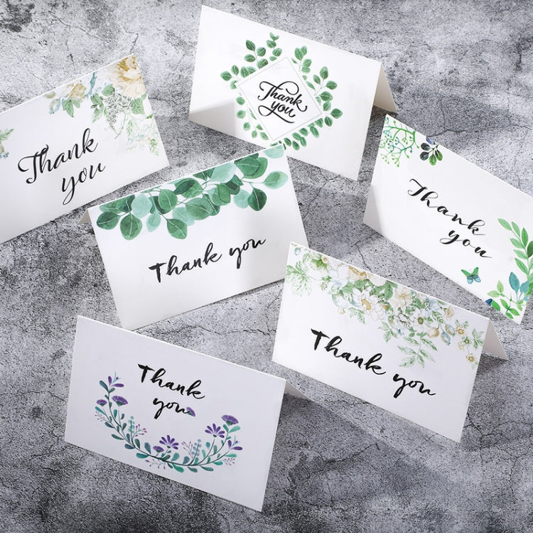 6pcs / Set Thank You Card Creative Half-Fold Greeting Card with Envelope - Envelopes by PMC Jewellery | Online Shopping South Africa | PMC Jewellery