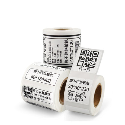 Thermal Label Paper Self-Adhesive Paper Fixed Asset Food Clothing Tag Price Tag for NIIMBOT B11 / B3S, Size: 40x80mm 95 Sheets - Printer Accessories by PMC Jewellery | Online Shopping South Africa | PMC Jewellery