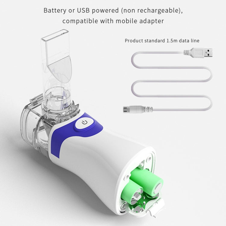 YMK-W6 Children Adult Ultrasonic Portable Micro-Mesh Atomizer Household Handheld Two-Speed Adjustable Compression Atomizer(Green) - Ultrasonic Atomizer by PMC Jewellery | Online Shopping South Africa | PMC Jewellery