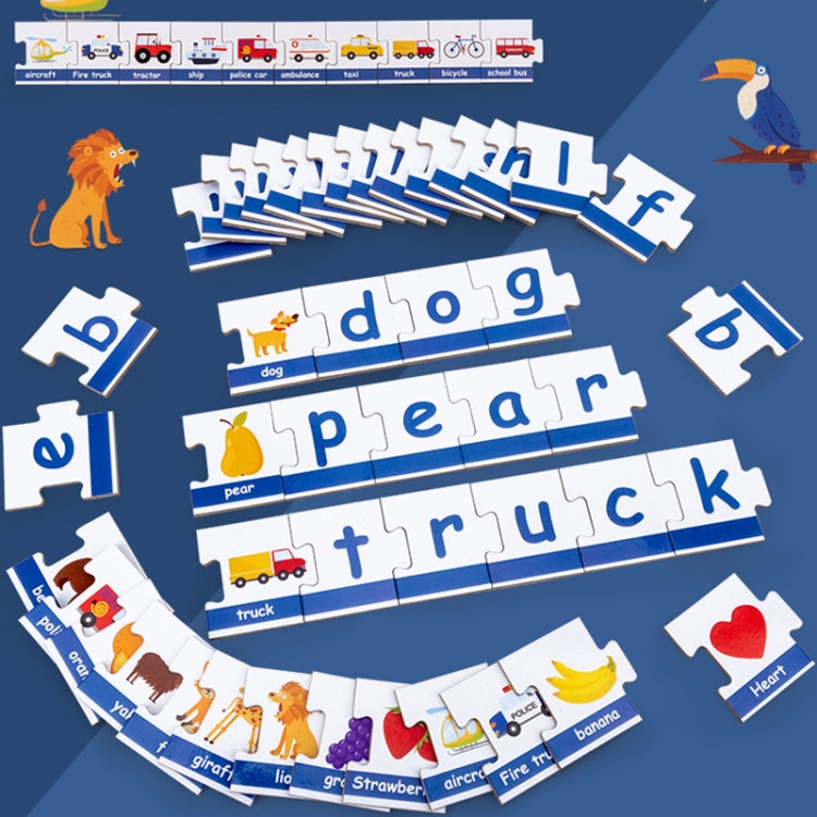 XBL-001 Word Spelling Letter Recognition English Enlightenment Children Early Education Puzzle Toys 90 PCS Cards - Early Education Toys by PMC Jewellery | Online Shopping South Africa | PMC Jewellery