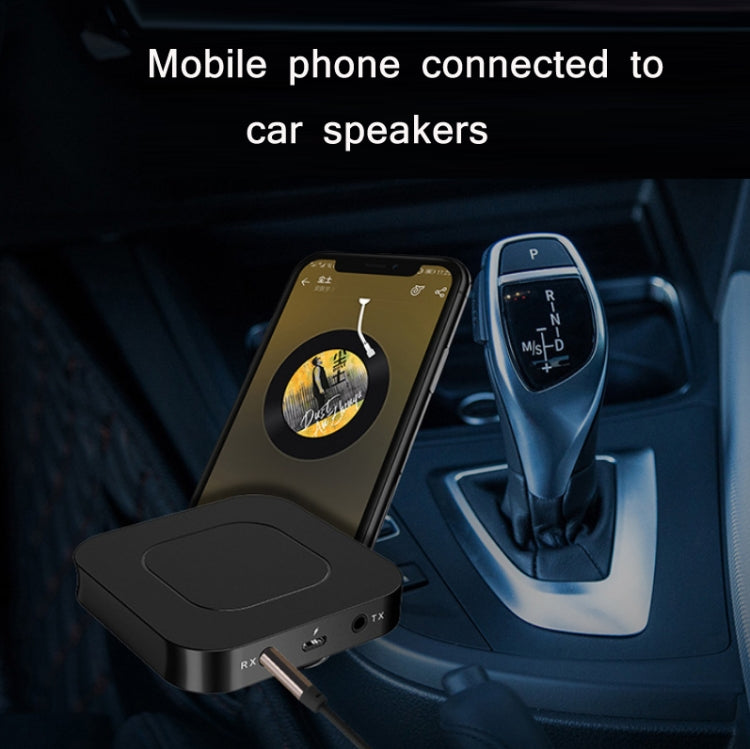 BT-13 2 In 1 Bluetooth 5.0 Adapter Wireless Audio Receiver & Transmitter - Audio Receiver Transmitter by PMC TechLife | Online Shopping South Africa | PMC TechLife