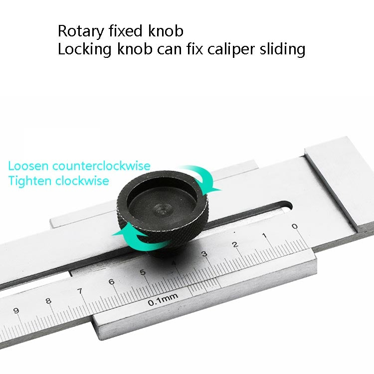 0-250mm Portable Woodworking Scribing Marker Ruler - Measuring Tools by PMC TechLife | Online Shopping South Africa | PMC TechLife