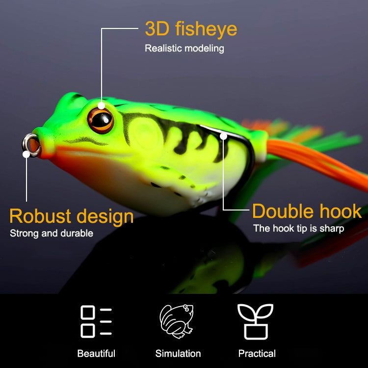 Bionic Thunder Frog Lure Bait Simulation Fishing Bait, Specification: 5.0cm/9g(10) - Fishing Lures by PMC TechLife | Online Shopping South Africa | PMC TechLife