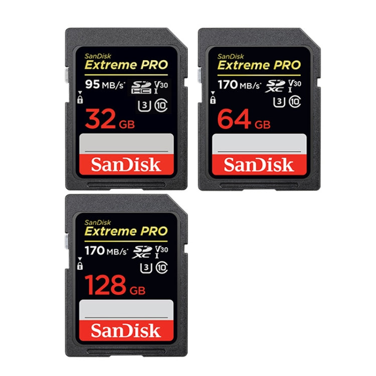 SanDisk Video Camera High Speed Memory Card SD Card, Colour: Black Card, Capacity: 128GB - SD Card by SanDisk | Online Shopping South Africa | PMC Jewellery
