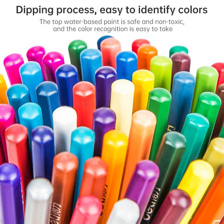 Deli Water-Soluble Colored Pencils 24 Colors 36 Colors 48 Colors 72 Color Pens Coloring Painting Pens, Lead color: 24 Colors (Iron Box) - Pencils by Deli | Online Shopping South Africa | PMC Jewellery