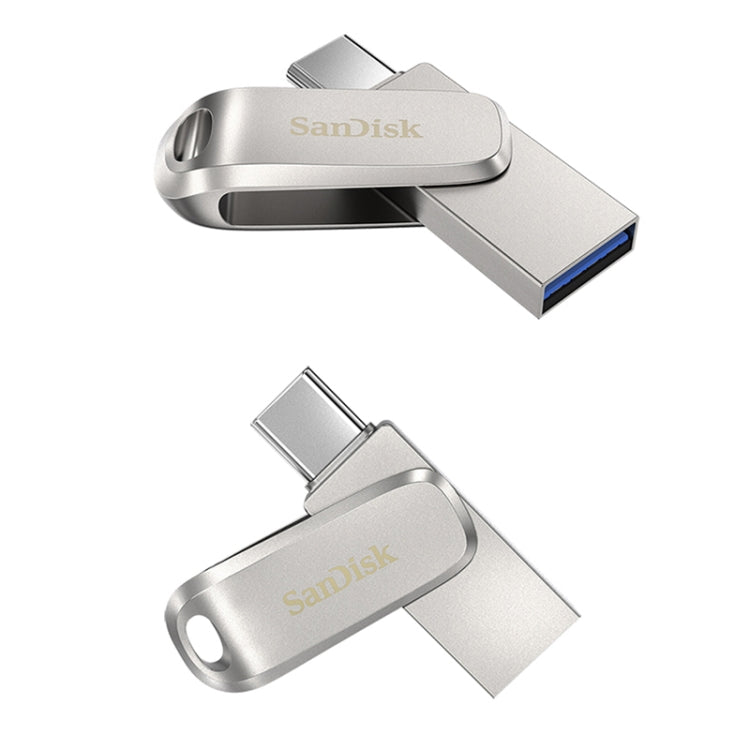 SanDisk Type-C + USB 3.1 Interface OTG High Speed Computer Phone U Disk, Colour: SDDDC4 Silver Metal Shell, Capacity: 64GB - USB Flash Drives by SanDisk | Online Shopping South Africa | PMC Jewellery | Buy Now Pay Later Mobicred