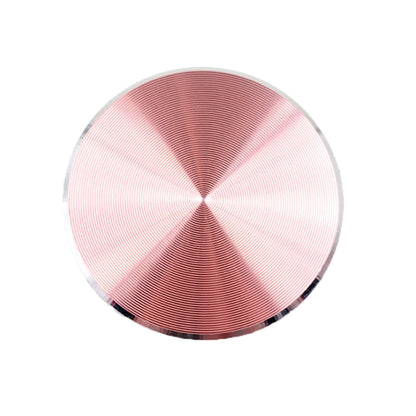 10 PCS CD Texture Aluminum Alloy Magnetic Sheet Magnetic Patch Set For Car Phone Holder, With Alcohol Cotton Sheet And Protective Film(Rose Gold) - Hand-Sticking Bracket by PMC Jewellery | Online Shopping South Africa | PMC Jewellery