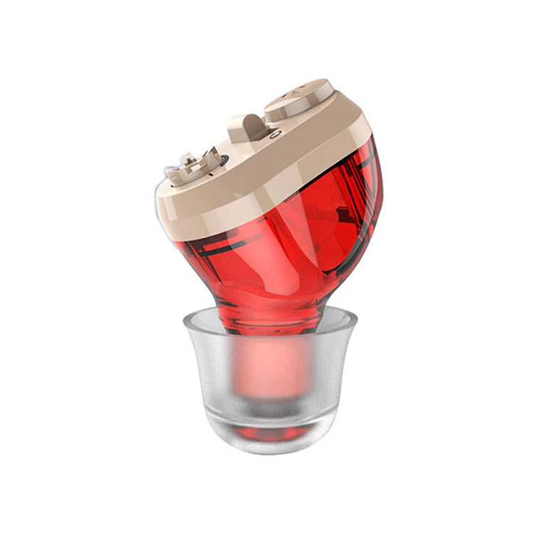 Old Man Hearing Aid Sound Amplifier Sound Collector(Red) - Hearing Aids by PMC TechLife | Online Shopping South Africa | PMC TechLife