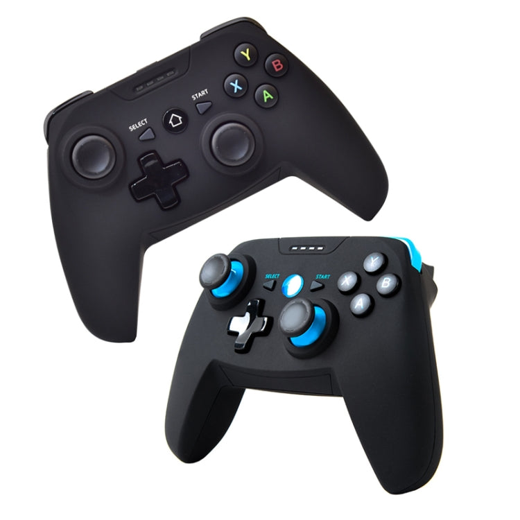 CX-X1  2.4GHz + Bluetooth 4.0 Wireless Game Controller Handle For Android / iOS / PC / PS3 Handle + Bracket (Blue) - Gamepads by PMC TechLife | Online Shopping South Africa | PMC TechLife