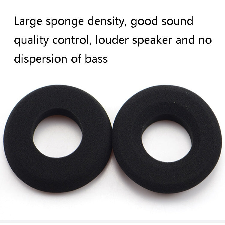 2PCS Headset Cotton Pad For Grado SR60/SR80/SR125/SR225/SR325/SR325i(Small Soft Solid) - Earmuff & Pad by PMC TechLife | Online Shopping South Africa | PMC TechLife