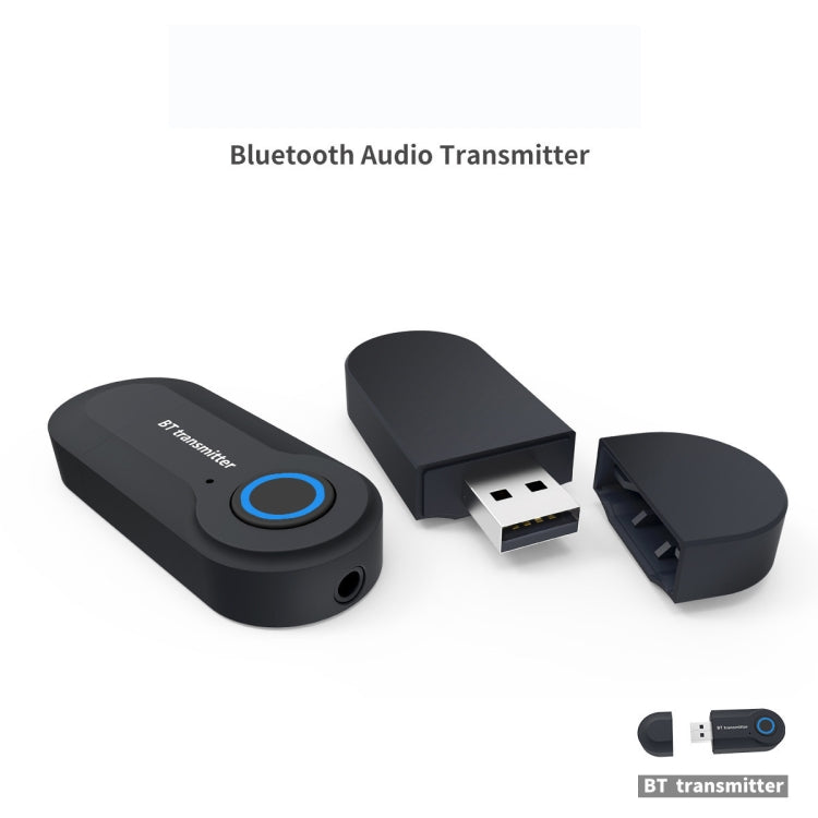 GT09S USB Bluetooth Transmitter 3.5mm Audio Adapter TV Computer Bluetooth Audio Transmitter - Audio Receiver Transmitter by PMC TechLife | Online Shopping South Africa | PMC TechLife