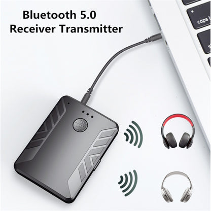 T19 Bluetooth 5.0 Audio Transmitter Receiver Call Three-in-one TV Computer Dual Transmitter Adapter - Audio Receiver Transmitter by PMC Jewellery | Online Shopping South Africa | PMC Jewellery