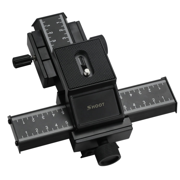 Shoot 4-Way Macro Focusing Focus Rail Slider / Close-Up Shooting Rail Slider - Camera Slider by Shoot | Online Shopping South Africa | PMC Jewellery