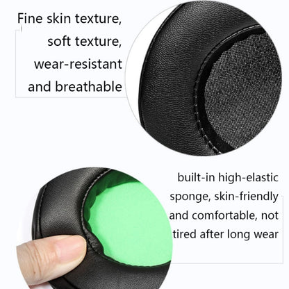 2 PCS Headset Sponge Case For Razer BlackShark V2/V2X/V2SE, Colour: Ellipse(Black Net Black Bottom) - Earmuff & Pad by PMC Jewellery | Online Shopping South Africa | PMC Jewellery