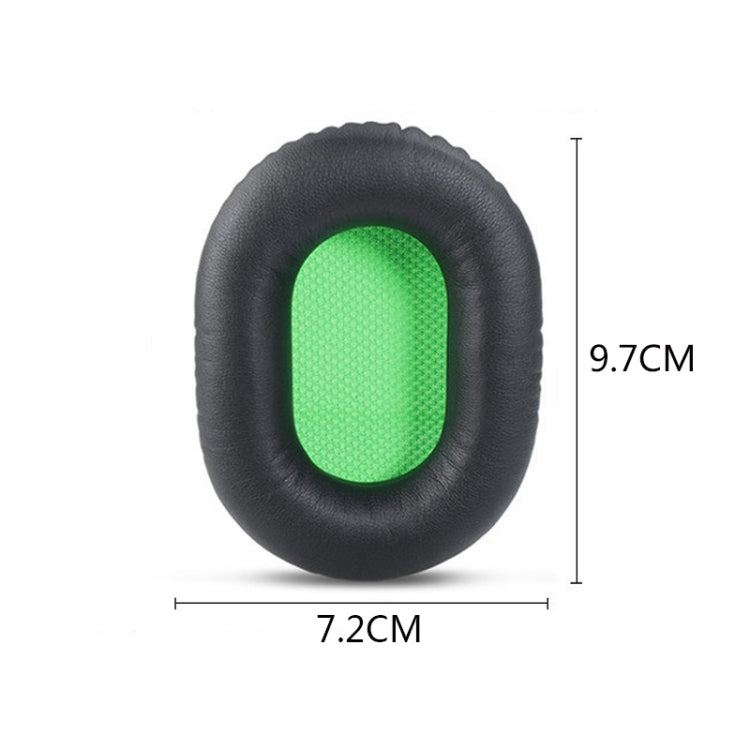 2 PCS Headset Sponge Cover For Razer V2, Colour: Black Skin Green Net - Earmuff & Pad by PMC TechLife | Online Shopping South Africa | PMC TechLife