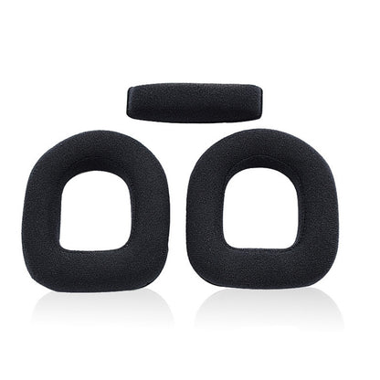 2 PCS Gaming Headset Sponge Protective Case Flannel Earmuffs for Logitech A10 - Earmuff & Pad by PMC Jewellery | Online Shopping South Africa | PMC Jewellery