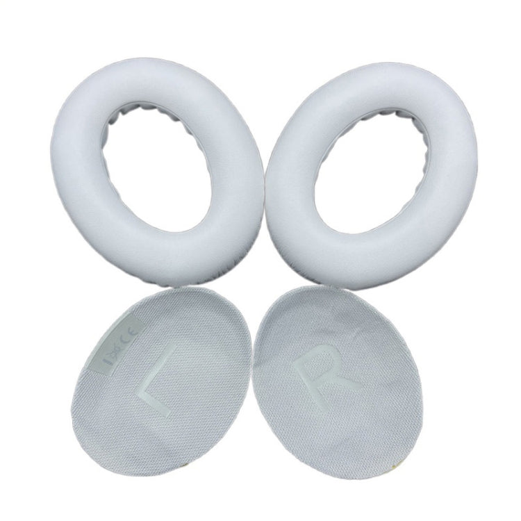 2 PCS Headest Sponge Cover Earmuffs with Cushion For BOSE NC700(White) - Earmuff & Pad by PMC TechLife | Online Shopping South Africa | PMC TechLife