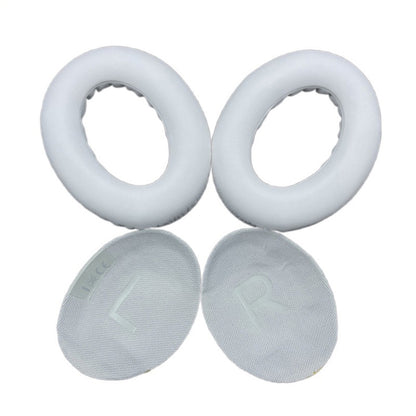 2 PCS Headest Sponge Cover Earmuffs with Cushion For BOSE NC700(White) - Earmuff & Pad by PMC Jewellery | Online Shopping South Africa | PMC Jewellery