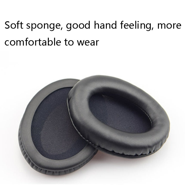 1 Pairs Headset Sponge Cover Ear Pad Leather Case For Kingston Cloud Silver II, Colour: Black Splicing - Earmuff & Pad by PMC TechLife | Online Shopping South Africa | PMC TechLife