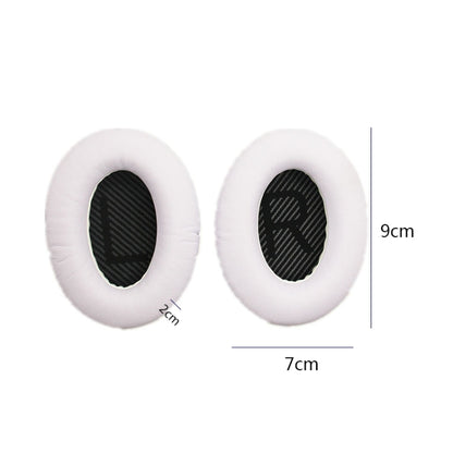 2 PCS Headset Sponge Cover For BOSE QC15 / QC3 / QC2 / QC25 / AE2 / AE2i(Black + Black) - Earmuff & Pad by PMC Jewellery | Online Shopping South Africa | PMC Jewellery