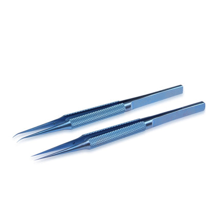 Kaisi Titanium Alloy Tweezers Repair Fingerprint Fly Line Phone Motherboard Precise Antimagnetic Electronics Tweezers(Curved BT-15) - Tweezers by Kaisi | Online Shopping South Africa | PMC Jewellery
