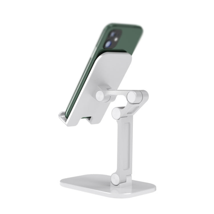 CYX-PH2 Mobile Phone Tablet Desktop Bracket Folding Telescopic Phone Bracket(White) - Desktop Holder by PMC Jewellery | Online Shopping South Africa | PMC Jewellery