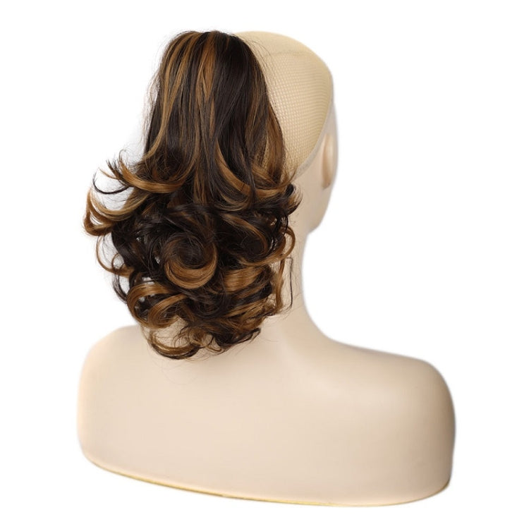 Women Curly Hair Short Ponytail Wig With Shark Clip(4AH27A #) - Wigs by PMC Jewellery | Online Shopping South Africa | PMC Jewellery