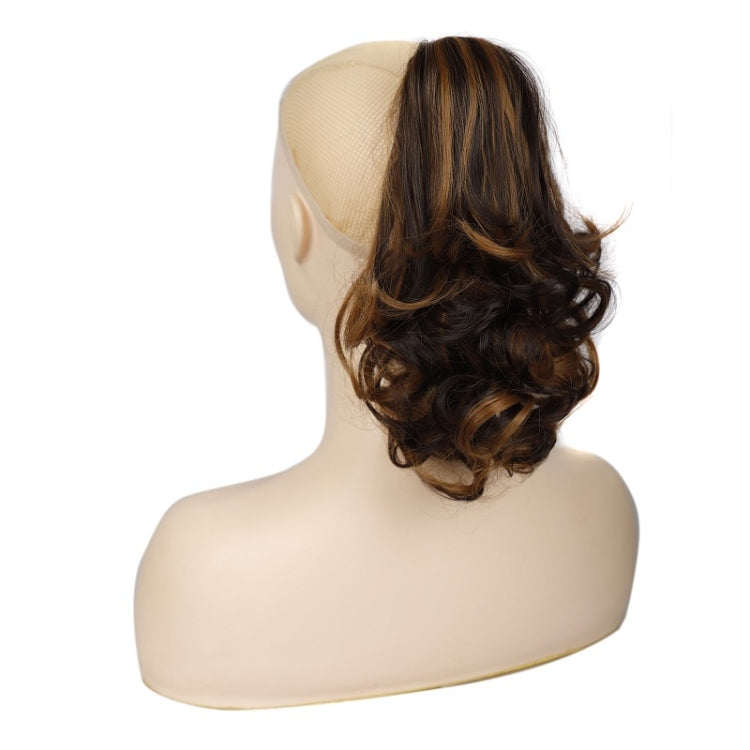 Women Curly Hair Short Ponytail Wig With Shark Clip(4AH27A #) - Wigs by PMC Jewellery | Online Shopping South Africa | PMC Jewellery