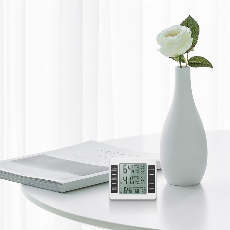 SN010 Wireless Indoor Outdoor High-Precision Thermometer Electronic Refrigerator Thermometers(One to One) - Indoor Thermometer by PMC TechLife | Online Shopping South Africa | PMC TechLife