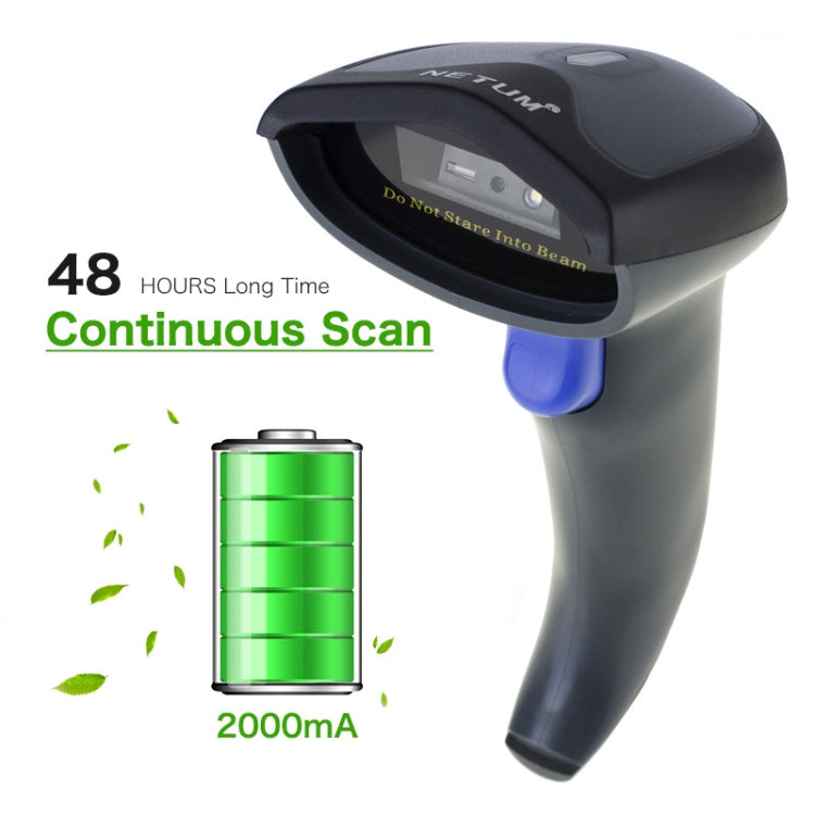 NETUM High-Precision Barcode QR Code Wireless Bluetooth Scanner, Model: Bluetooth + 2.4G + Wired - free shipping - PMC TechLife - Order now!