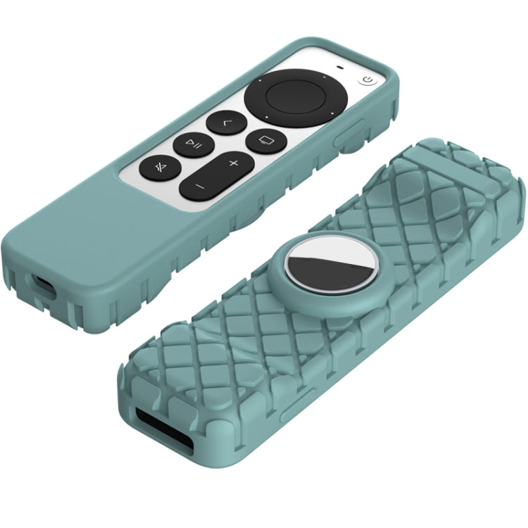 2 PCS Remote Control All-Inclusive Protective Cover, Applicable Model: For Apple TV 4K(Black) - Remote Control Covers by PMC TechLife | Online Shopping South Africa | PMC TechLife