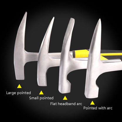 Geological Exploration Tool Multi-Function Hardware Hammer, Style: Pointed With Arc - Hammer by PMC Jewellery | Online Shopping South Africa | PMC Jewellery