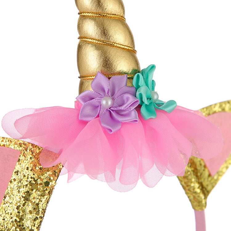 Unicorn Headband Children Birthday Festival Party Hair Accessories(Blue 1) - Holiday Decorations by PMC Jewellery | Online Shopping South Africa | PMC Jewellery