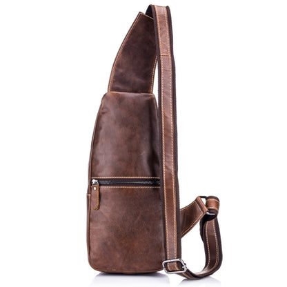 BULL CAPTAIN 019 Retro Men Leather Crossbody Shoulder Bag First-Layer Cowhide Chest Bag, Colour: Gray Brown - Single-shoulder Bags by BULL CAPTAIN | Online Shopping South Africa | PMC Jewellery