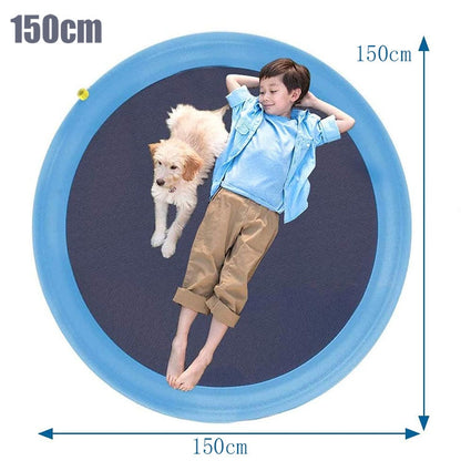 FY008 PVC Pet Sprinkler Mat Outdoor Lawn Water Fun Mat, Diameter: 150CM - Water Fun & Sand Toys by PMC Jewellery | Online Shopping South Africa | PMC Jewellery