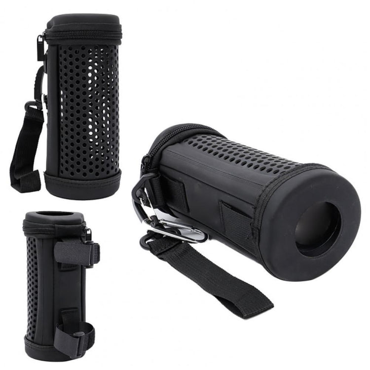 For JBL Flip 5 Bluetooth Speaker Storage Box Kaleidoscope Hollow Protective Cover(Black) - Protective Case by PMC TechLife | Online Shopping South Africa | PMC TechLife