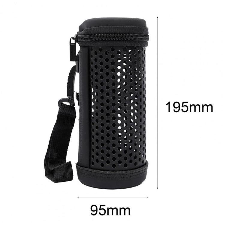 For JBL Flip 5 Bluetooth Speaker Storage Box Kaleidoscope Hollow Protective Cover(Black) - Protective Case by PMC TechLife | Online Shopping South Africa | PMC TechLife