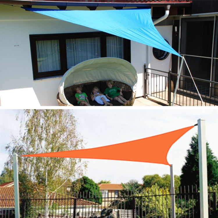 Triangle Outdoor Garden Sunshade Sail Waterproof Anti-UV Canopy, Size: 3.6m x 3.6m x 3.6m(Black) - Tents & Accessories by PMC Jewellery | Online Shopping South Africa | PMC Jewellery