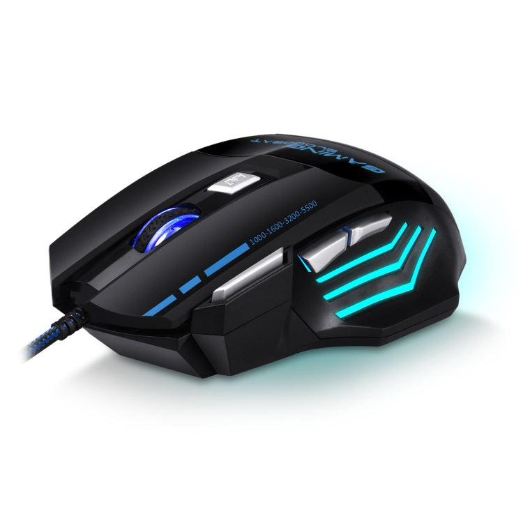 GAMING BLOODBAT GM02 7 Keys USB Wired Optoelectronics Game Mouse Digital Respiratory Lights Mouse - free shipping - PMC TechLife - Order now!