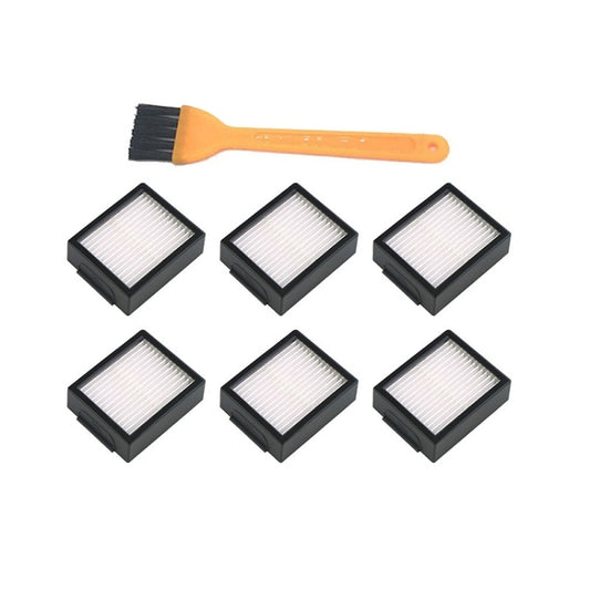Sweeping Robot Hypa Filter For Irobot I7 I7+ E5 E6(6 Filters + Brush) - Other Accessories by PMC Jewellery | Online Shopping South Africa | PMC Jewellery