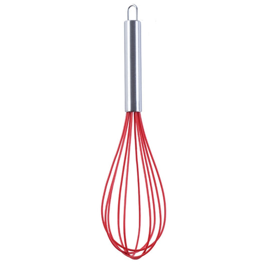 Silicone Egg Beater Home Egg Mixer Kitchen Gadgets Cream Baking Tools, Colour: 12 inch Red - Stirrer & Squeezer by PMC Jewellery | Online Shopping South Africa | PMC Jewellery