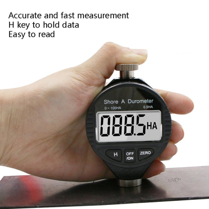 Electronic Digital Display Hard Meter Plastic Rubber Silicone Tire Hardness Meter, Model: 0-100HD D - Measuring Tools by PMC Jewellery | Online Shopping South Africa | PMC Jewellery