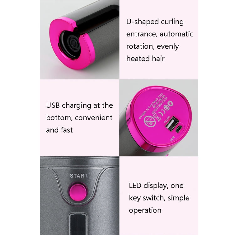 Portable USB Charging Wireless Curler Lazy Automatic Curling Rod(Patented Green) - Hair Curler by PMC Jewellery | Online Shopping South Africa | PMC Jewellery