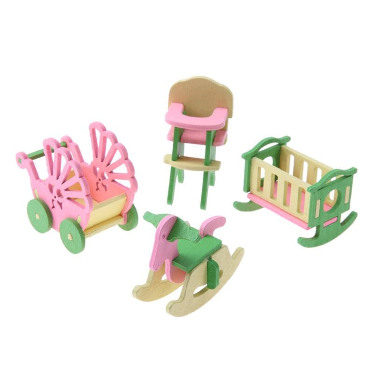 Simulation Miniature Wooden Furniture Kids Toys Doll House Set(582) - Pretend Play Toys by PMC Jewellery | Online Shopping South Africa | PMC Jewellery