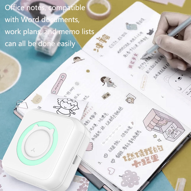 Convenient Pocket Mini Printer Student Wrong Question Thermal Bluetooth Mobile Phone Photo Data Note Printer(Pink) - Photo Printers by Huawei | Online Shopping South Africa | PMC TechLife | Buy Now Pay Later Mobicred