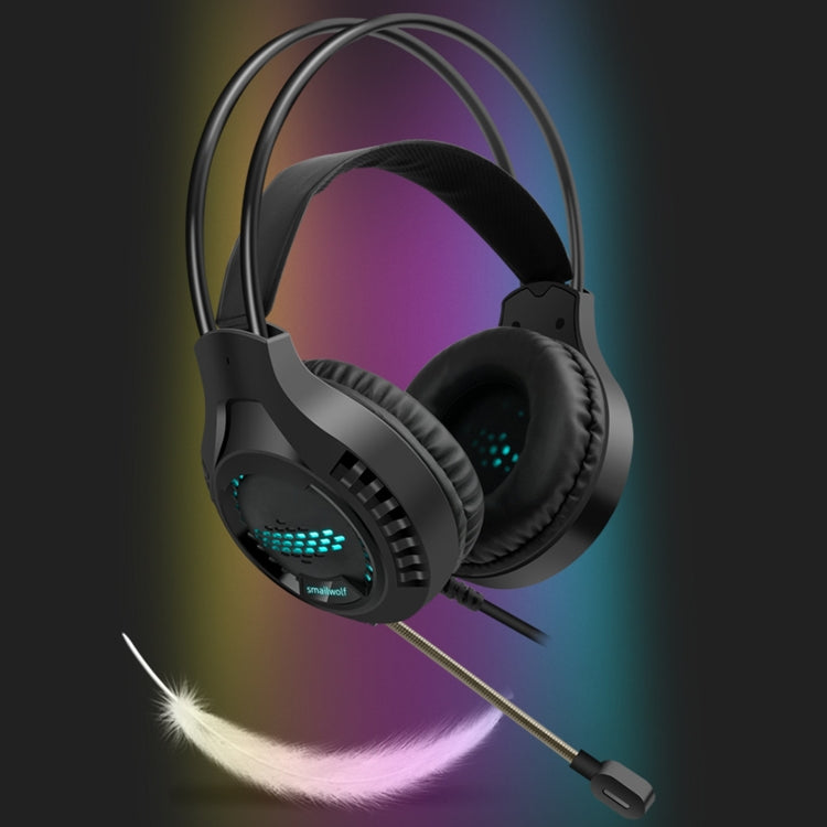 Smailwolf AK3 Headset Game Headphones Wired Luminous Desktop Computer Headset, Style: 3.5mm Double Plug - Multimedia Headset by PMC Jewellery | Online Shopping South Africa | PMC Jewellery