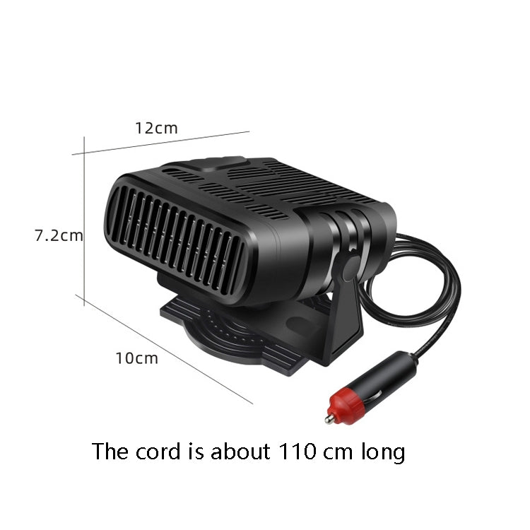 12V Black Car Heater Cold And Warm Wind Defrosting And Snow Demister - Heating & Fans by PMC Jewellery | Online Shopping South Africa | PMC Jewellery